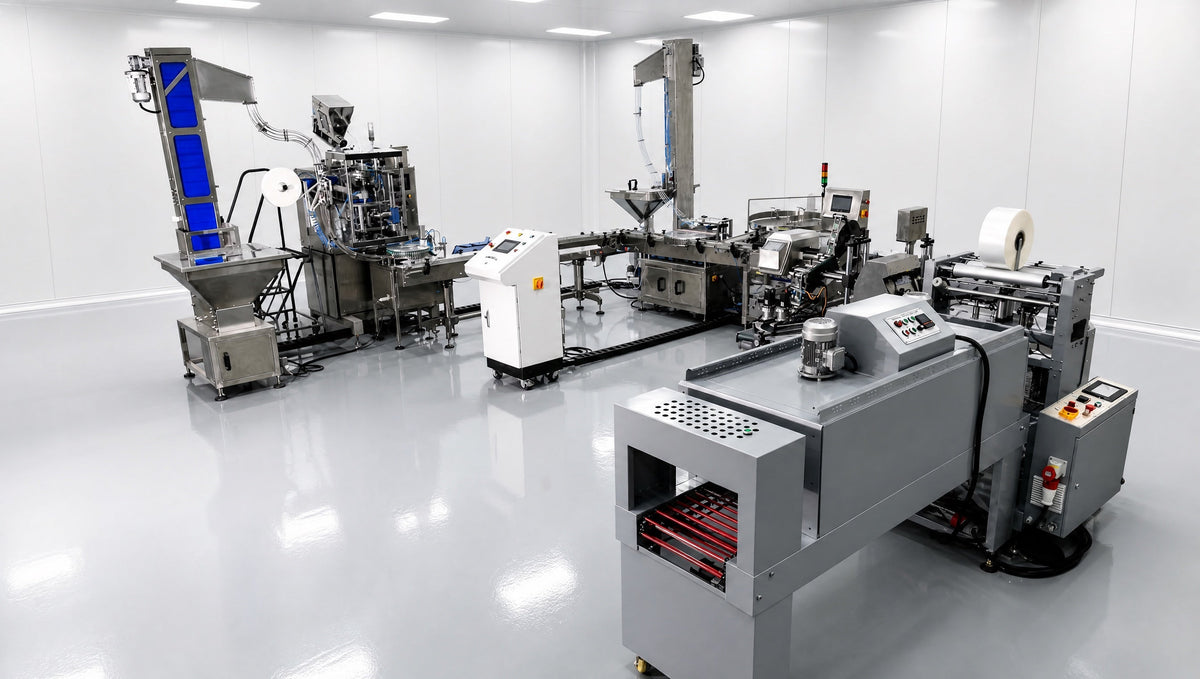 Kings Crest pouch manufacturing line in Miami, Florida